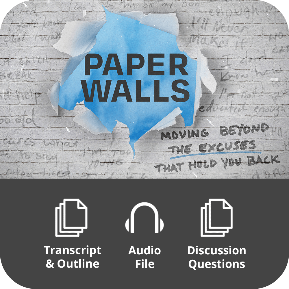 Paper Walls - Basic Sermon Kit | 4-Part