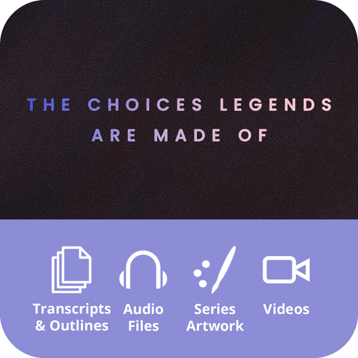 The Choices Legends Are Made Of - Premium Sermon Kit I 3-Part