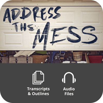 Address the Mess Sermon Kit | 4 - Part - Irresistible Church Network Store