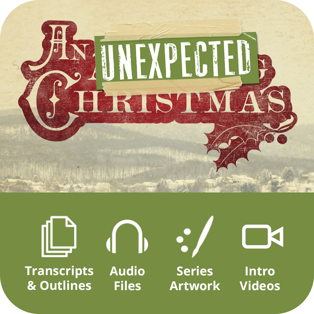 An Unexpected Christmas Premium Sermon Kit | 5 - Part - Irresistible Church Network Store