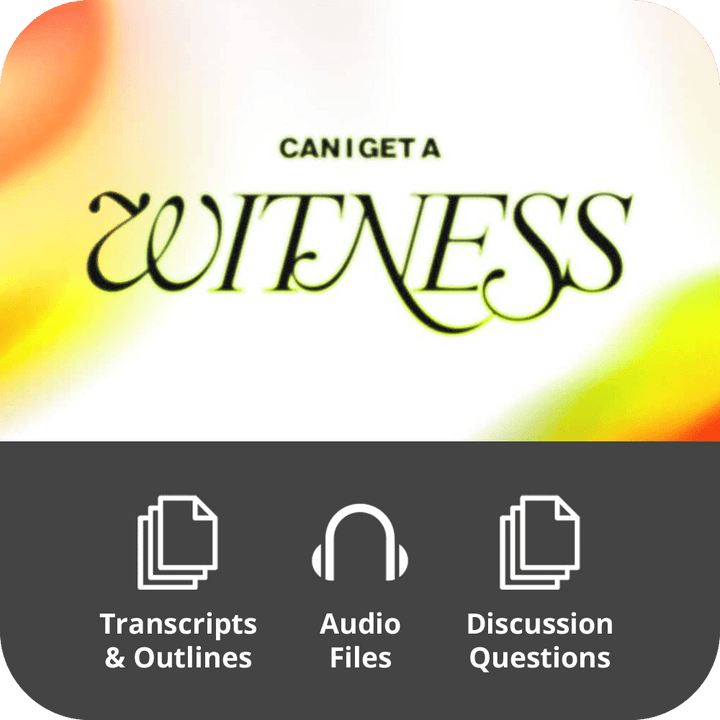 Can I Get A Witness - Basic Sermon Kit I 3 - Part - Irresistible Church Network Store