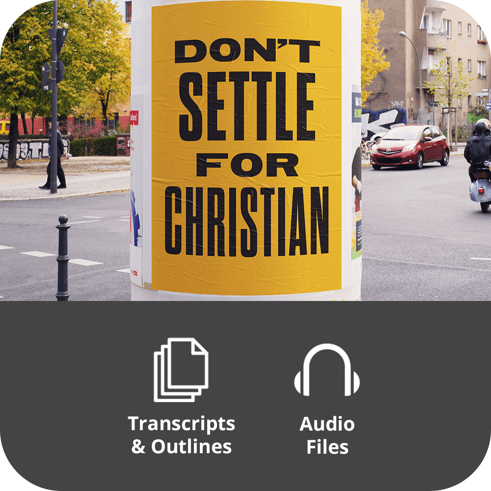 Don't Settle For Christian - Basic Sermon Kit | 1 - Part - Irresistible Church Network Store