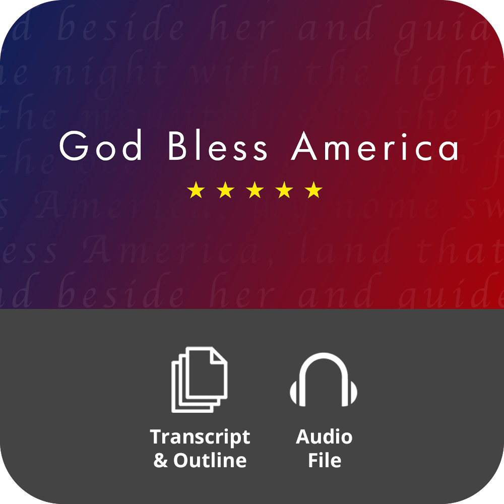 God Bless America - Basic Sermon Kit I 1 - Part - Irresistible Church Network Store