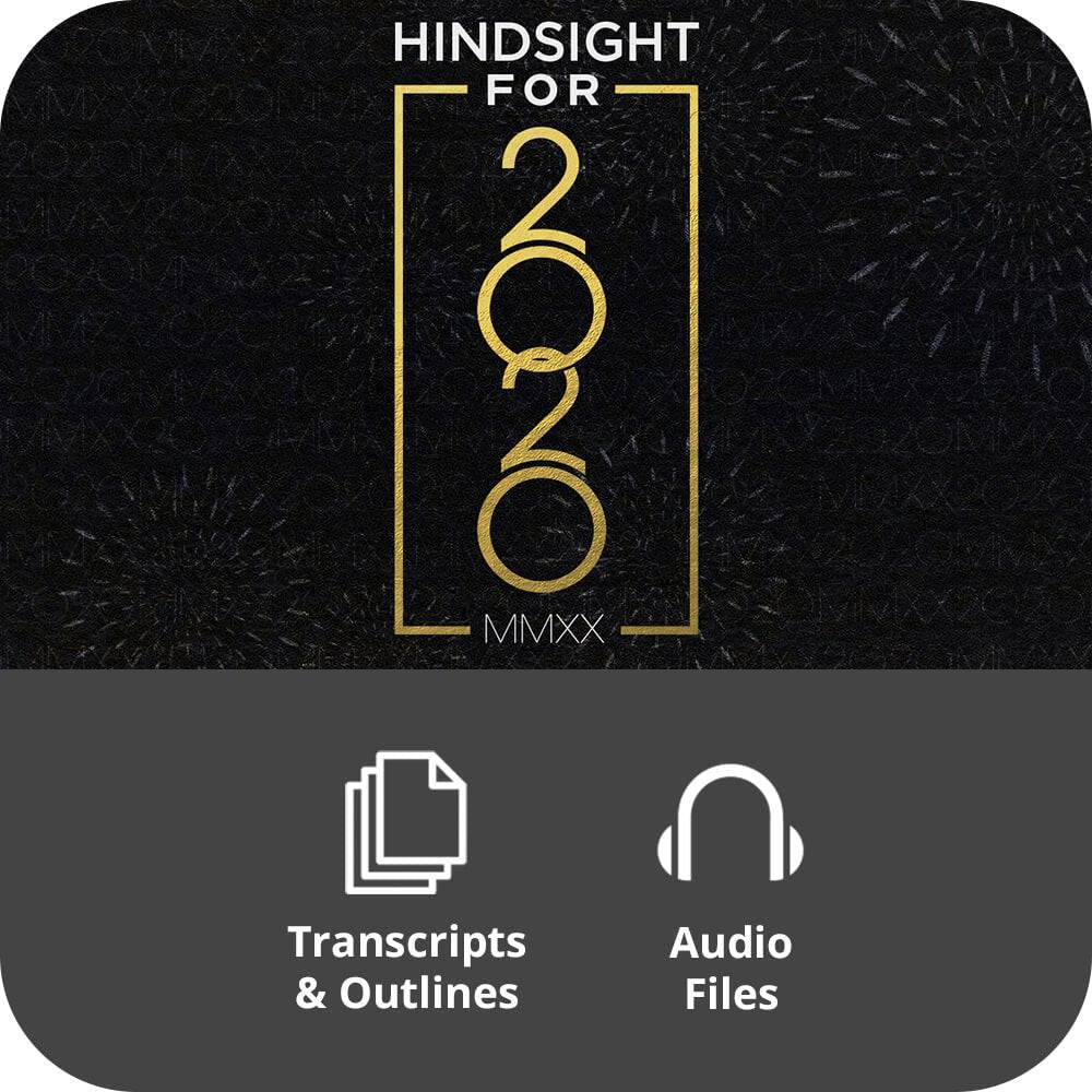 Hindsight for 2020 - Basic Sermon Kit | 1 - Part - Irresistible Church Network Store