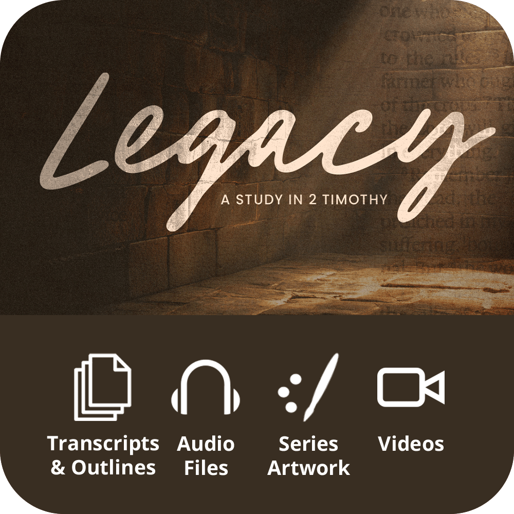 Legacy - Premium Sermon Kit I 3 - Part - Irresistible Church Network Store