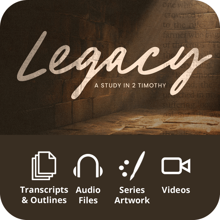 Legacy - Premium Sermon Kit I 3 - Part - Irresistible Church Network Store