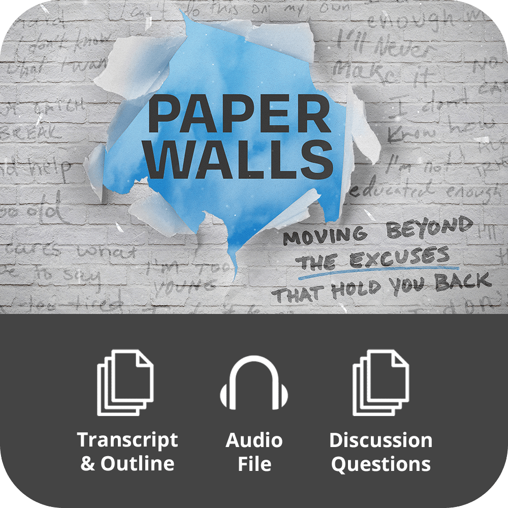 Paper Walls - Basic Sermon Kit | 4 - Part - Irresistible Church Network Store