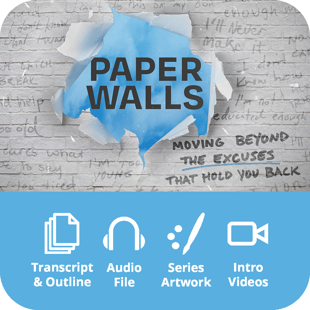 Paper Walls - Premium Sermon Kit | 4 - Part - Irresistible Church Network Store