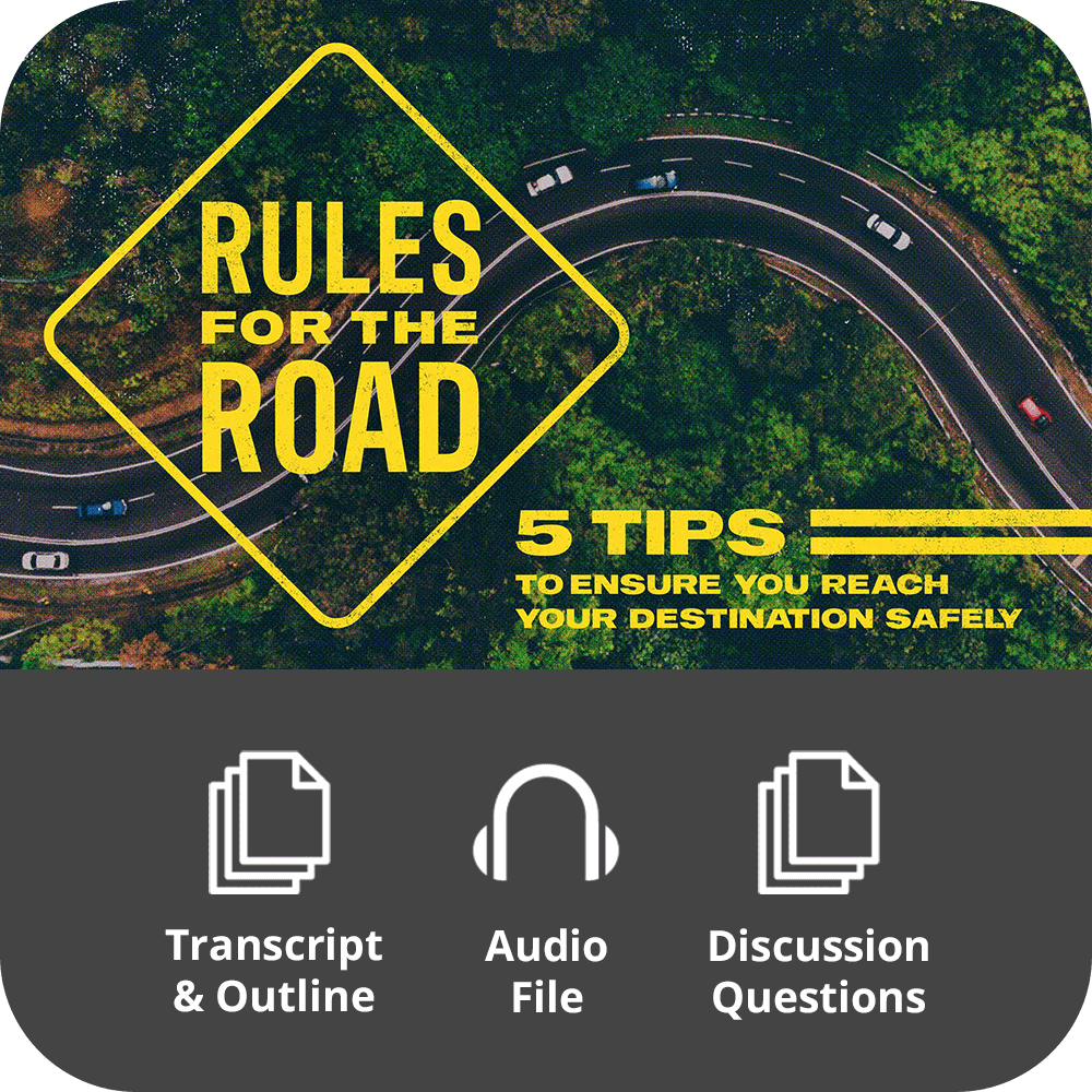 Rules for the Road - Basic Sermon Kit | 1 - Part - Irresistible Church Network Store