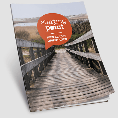 Starting Point New Leader Orientation Guide - Irresistible Church Network Store