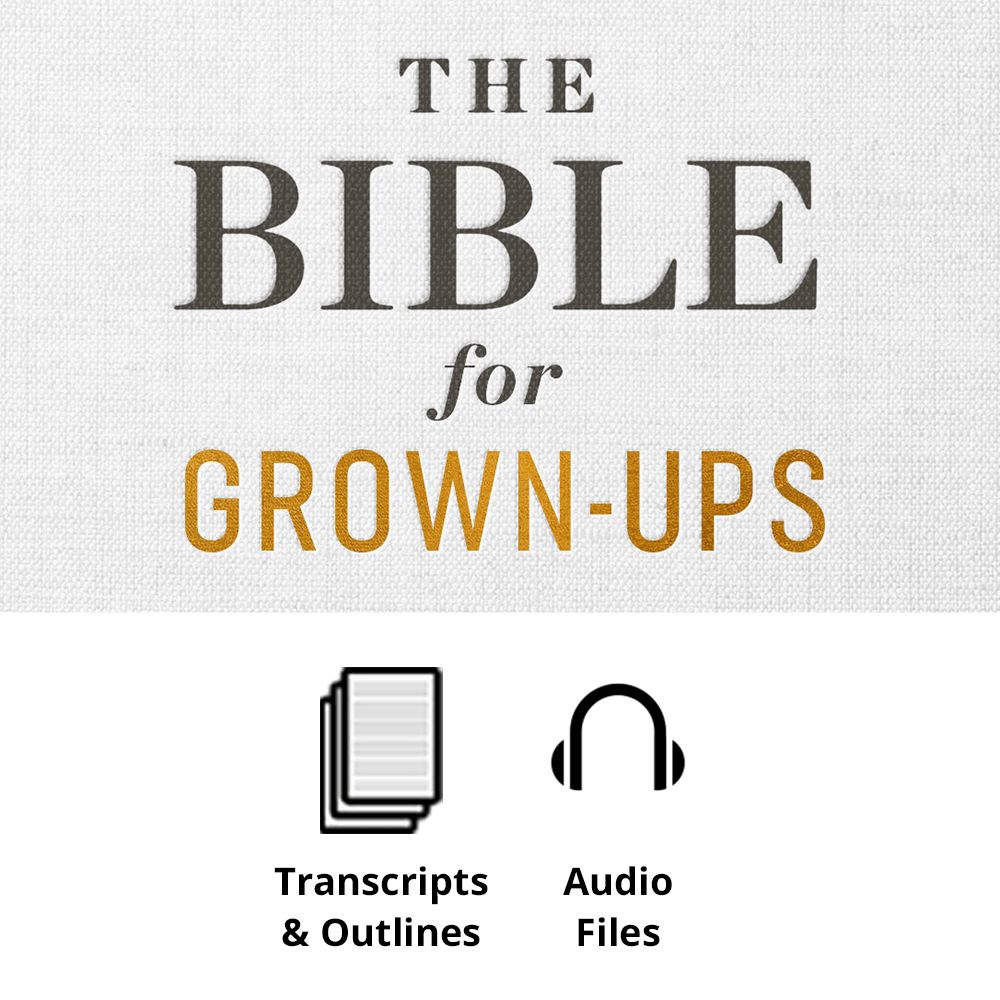 The Bible for Grown - Ups Basic Sermon Kit | 4 - Part - Irresistible Church Network Store