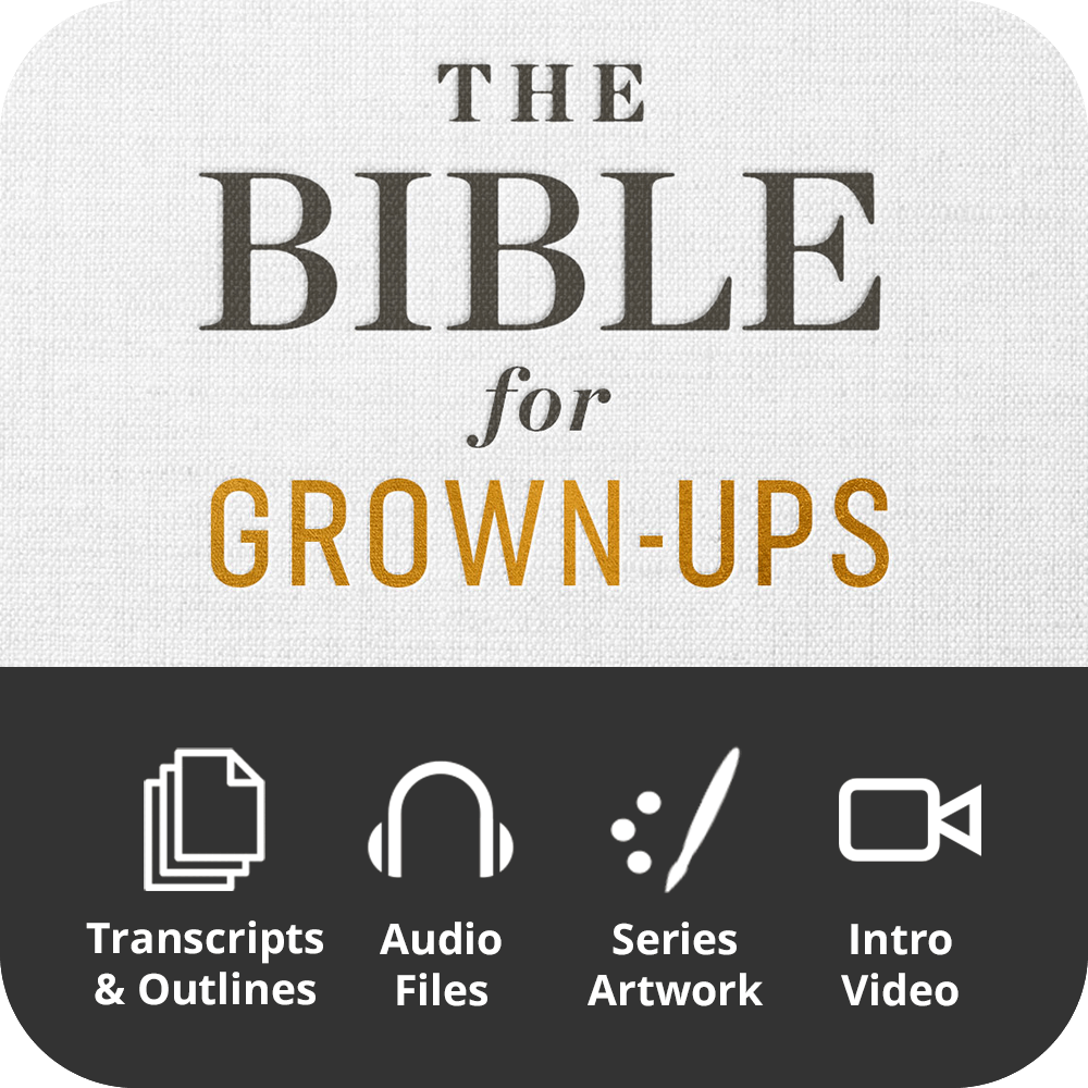 The Bible for Grown - Ups Premium Sermon Kit | 4 - Part - Irresistible Church Network Store