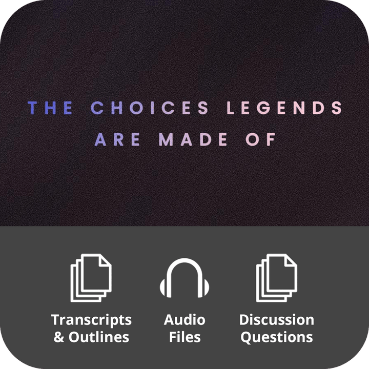 The Choices Legends Are Made Of - Basic Sermon Kit I 3-Part - Irresistible Church Network Store