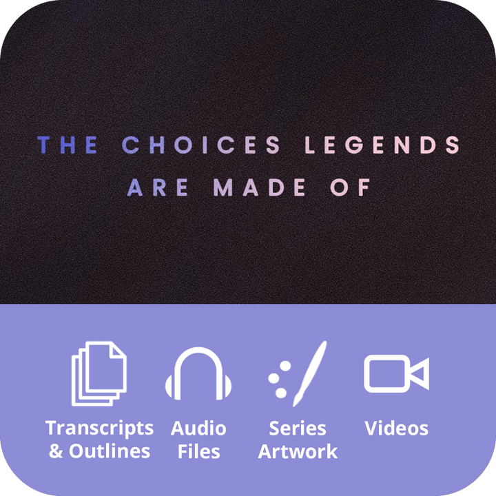 The Choices Legends Are Made Of - Premium Sermon Kit I 3-Part - Irresistible Church Network Store