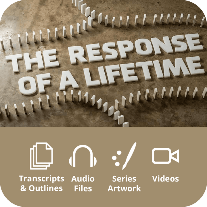 The Response of a Lifetime - Premium Sermon Kit I 3 - Part - Irresistible Church Network Store