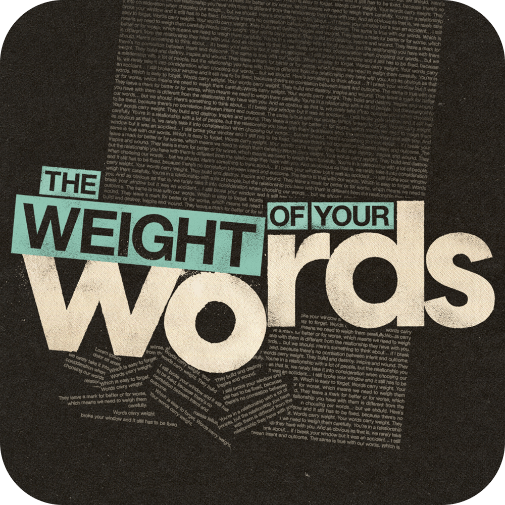 The Weight of Your Words 2023 - Basic Sermon Kit I 3 - Part - Irresistible Church Network Store