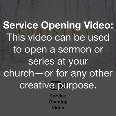 The Wonder of Christmas Service Opening Video - Irresistible Church Network Store