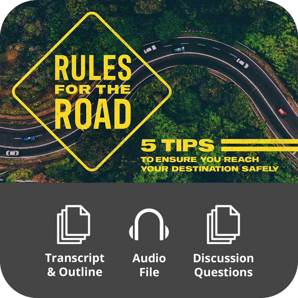 Rules for the Road - Basic Sermon Kit | 1-Part
